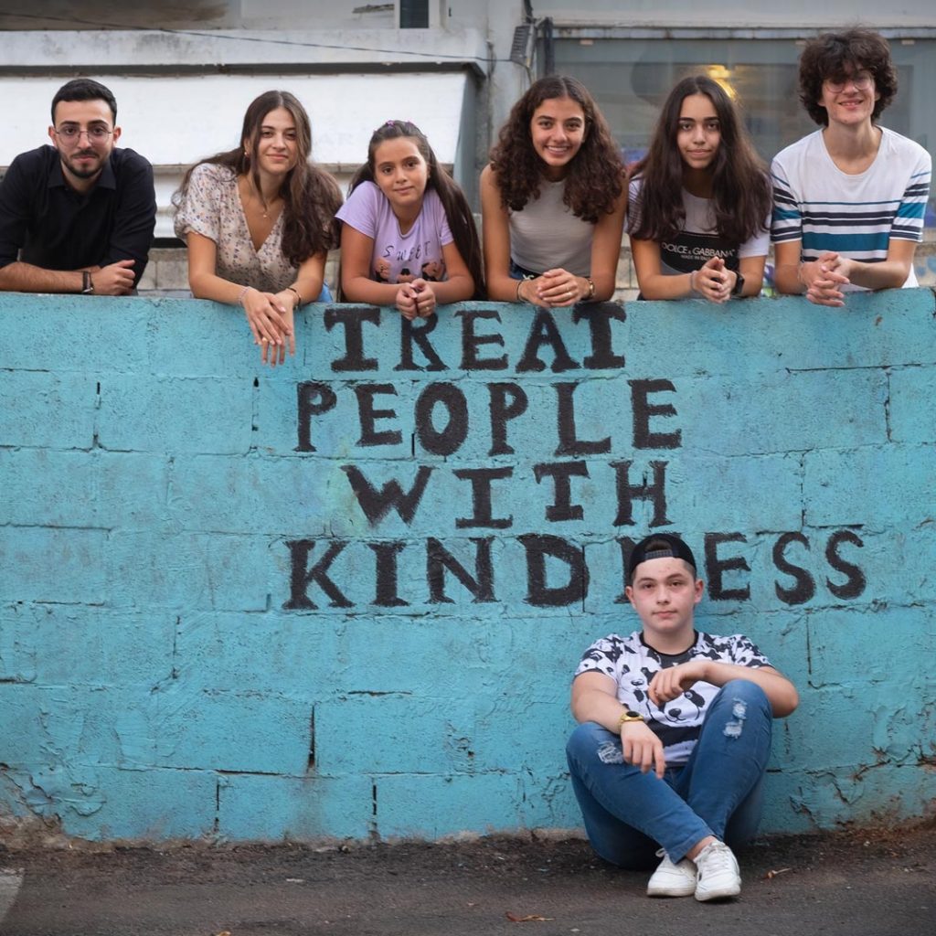 group of youth gathering